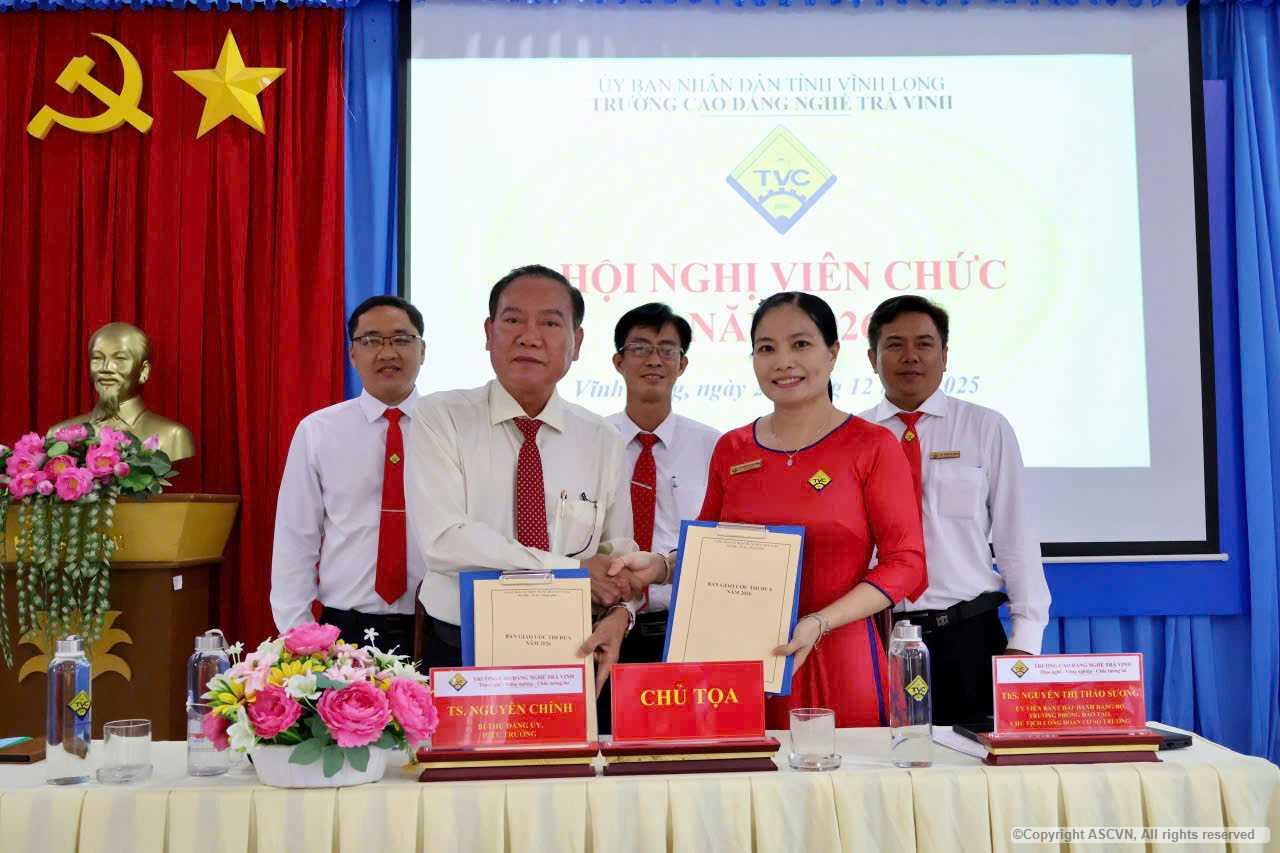 Hội nghị Viên chức năm 2026: Trường Cao đẳng nghề Trà Vinh tổng kết nhiệm vụ năm 2025, triển khai phương hướng năm 2026